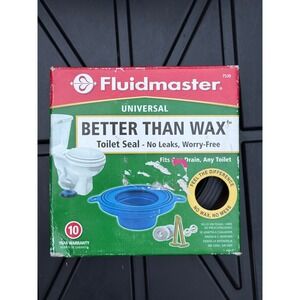 Fluidmaster 7530 Better Than Wax Universal Toilet Seal Wax-Free Kit Blue